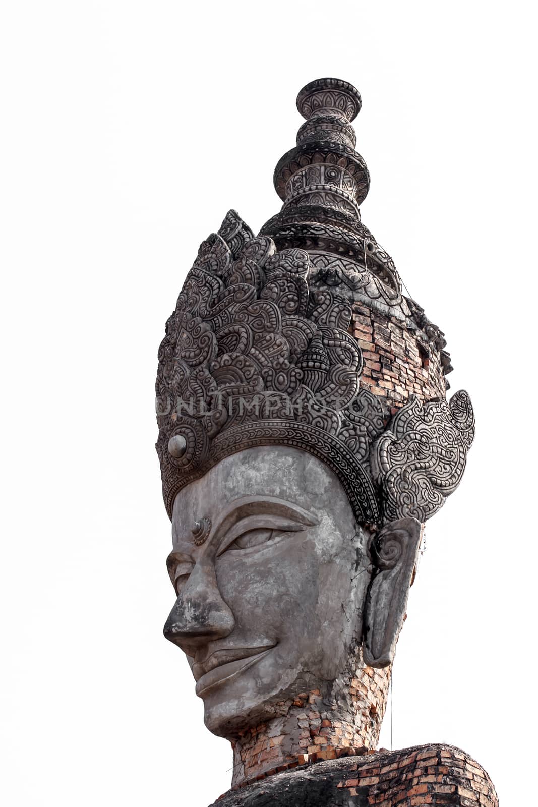 Thailand Buddha Old  by Praphan