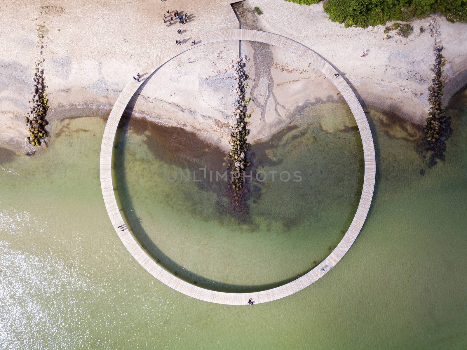 The Infinity Bridge in Aarhus, Denmark by oliverfoerstner