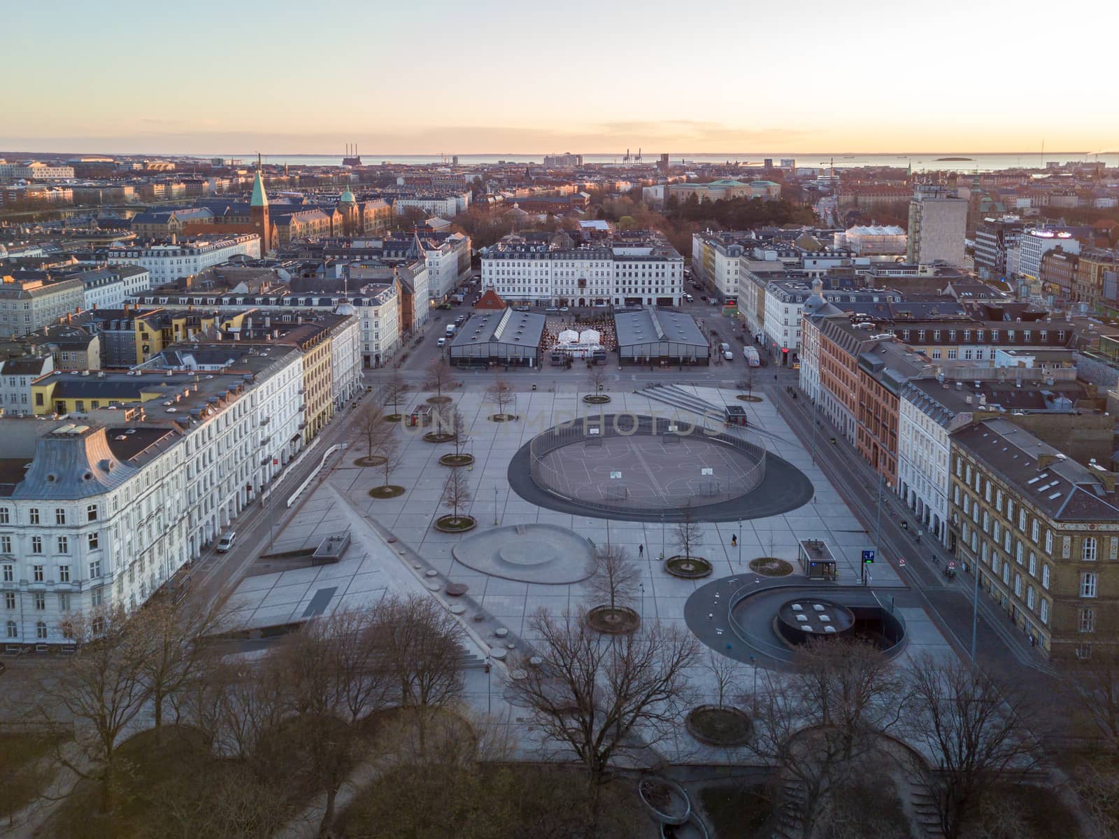 Israels Plads in Copenhagen, Denmark by oliverfoerstner
