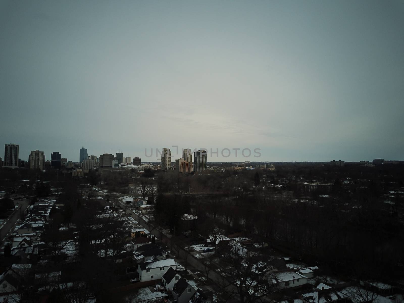 London Ontario Canada on a dreary winter day by mynewturtle1