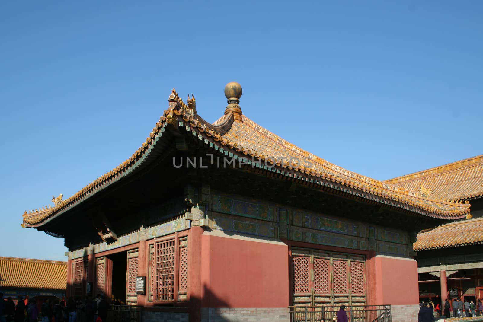 Beijing, China - November 1, 2016, Ancient royal palaces of the  by uphotopia