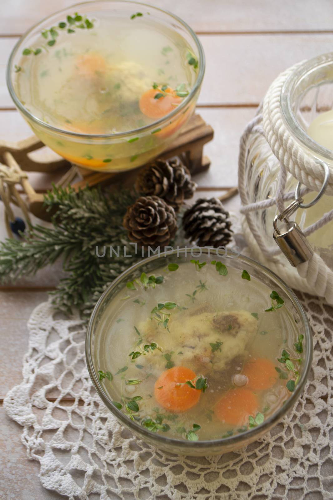 carp in jelly with carrot traditional belarisian dishes