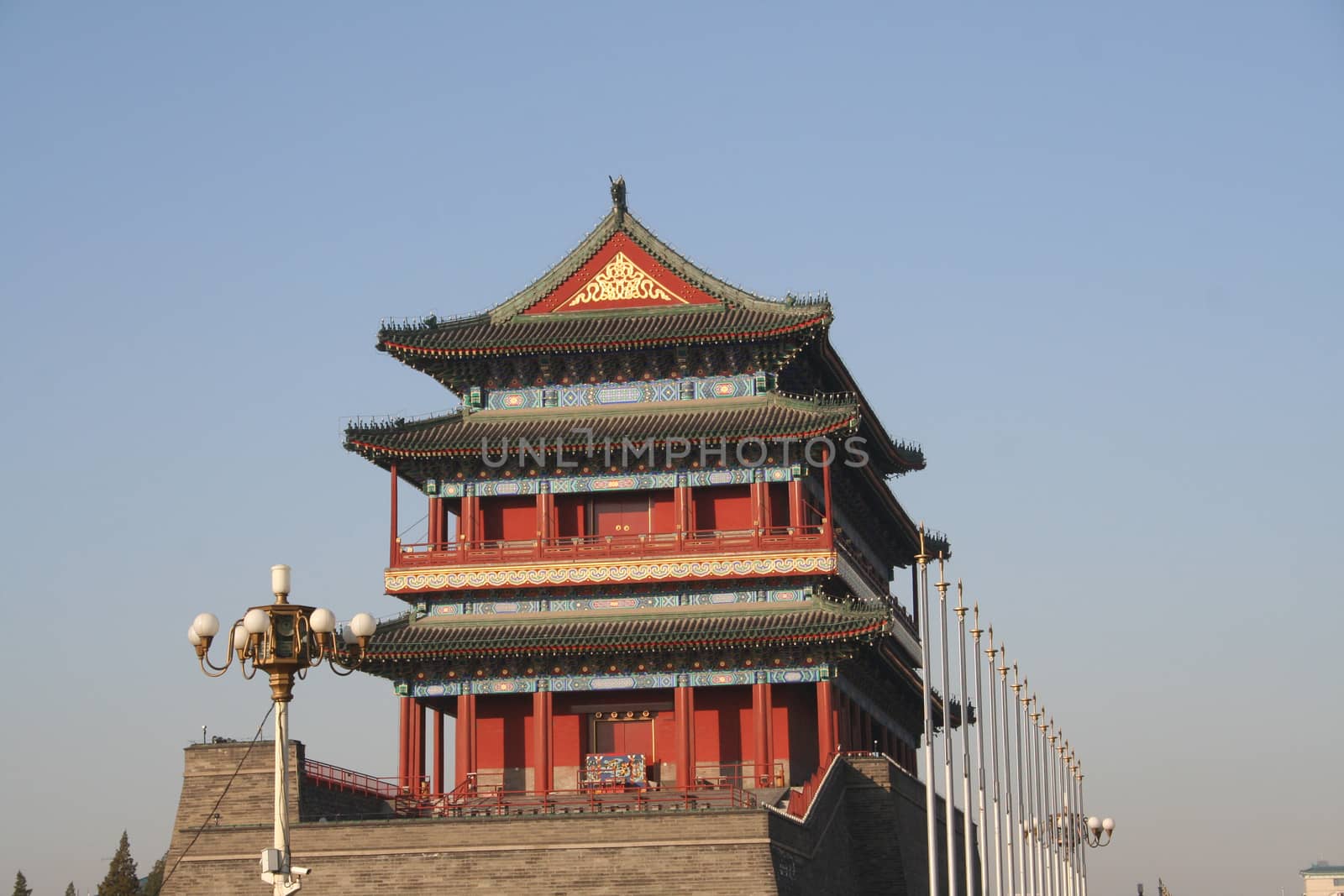 Beijing, China - November 1, 2016, Ancient royal palaces of the Forbidden City