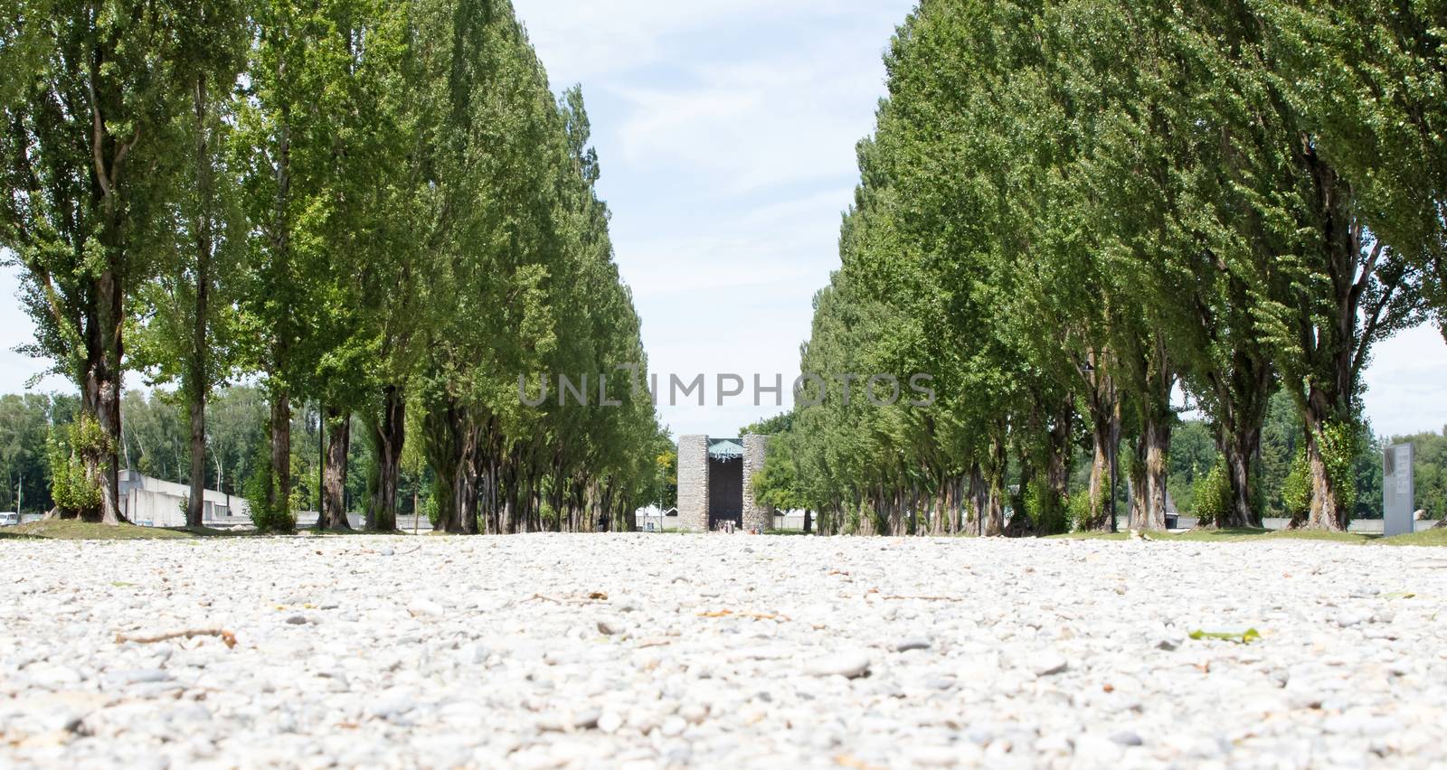Dachau, Germany - July 13, 2020: Dachau concentration camp, the  by michaklootwijk