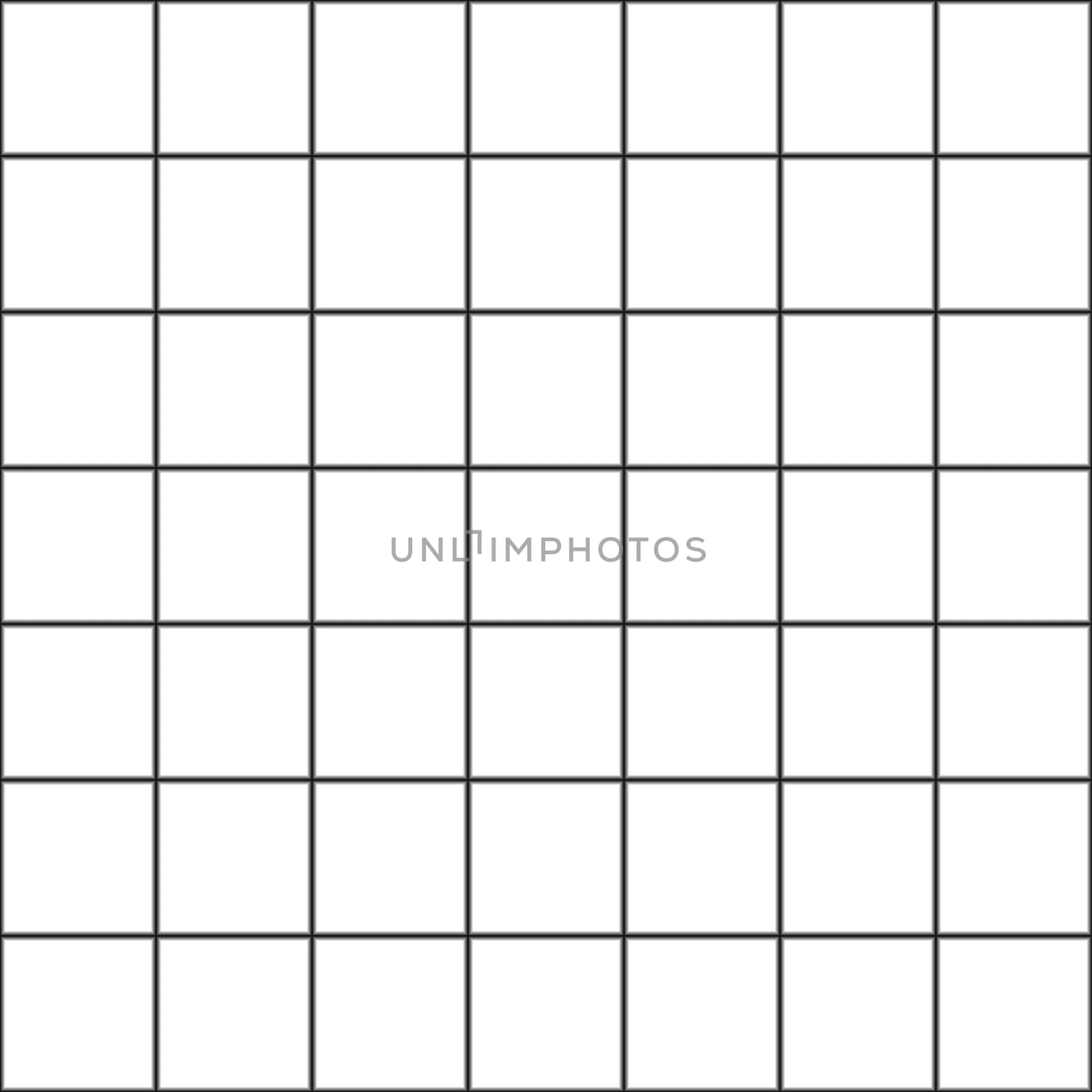 White square checkered tiles with black joints, seamless abstract background illustration.