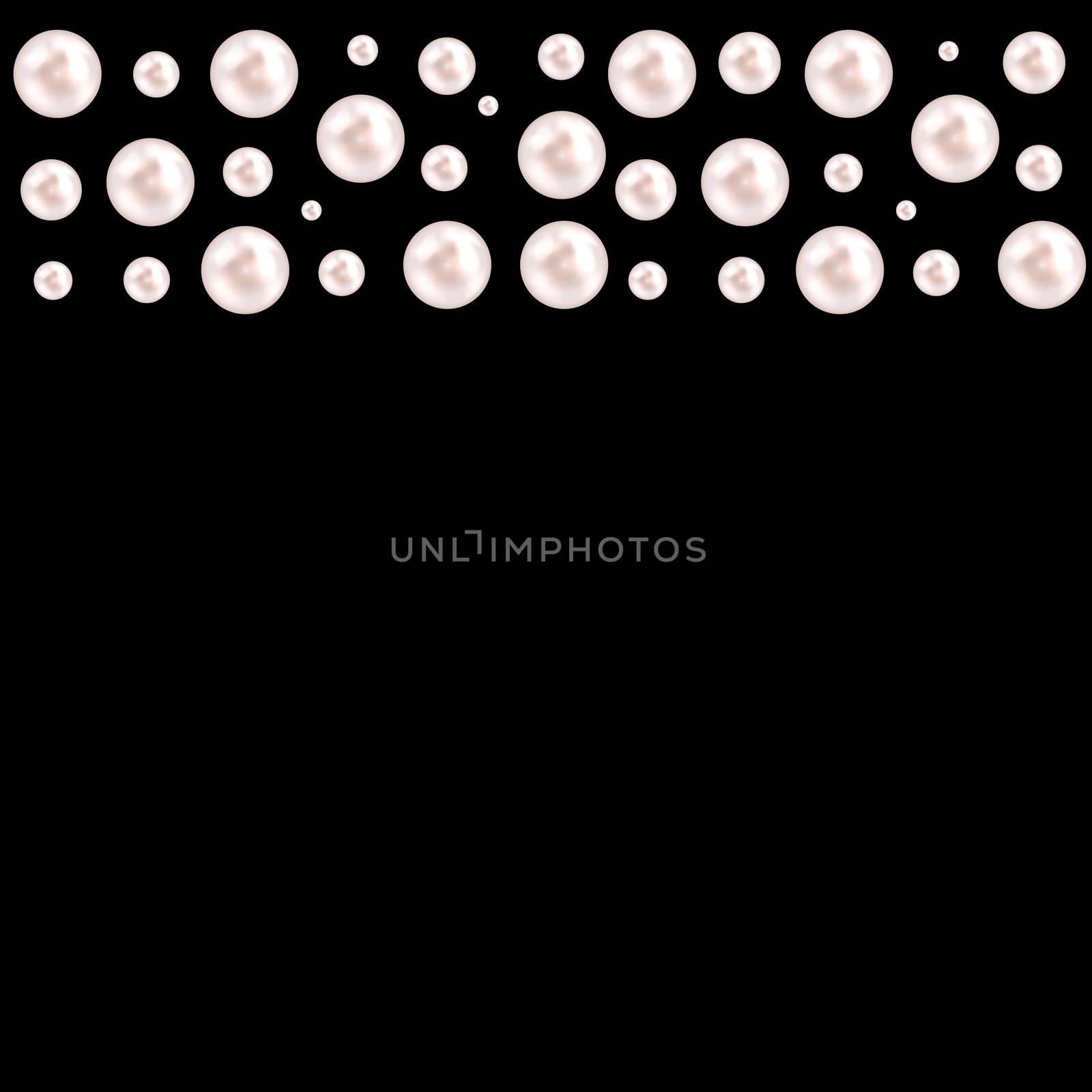 Abstract background with natural pearl garlands of beads. Vector illustration. EPS10