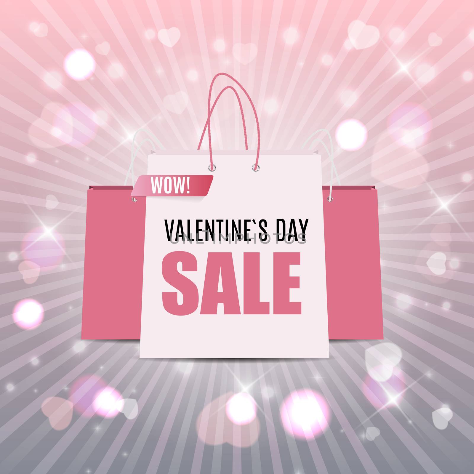 Valentine's Day Love and Feelings Sale Background Design. Vector illustration EPS10