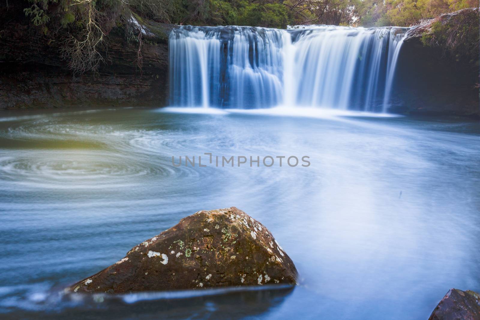 Nellies Glen waterfall and swimming hole in Southern Highlands of NSW Australia