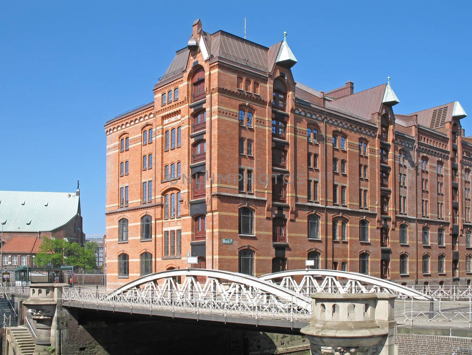 The Speicherstadt is an ensemble of warehouses in Hamburg, Germany.