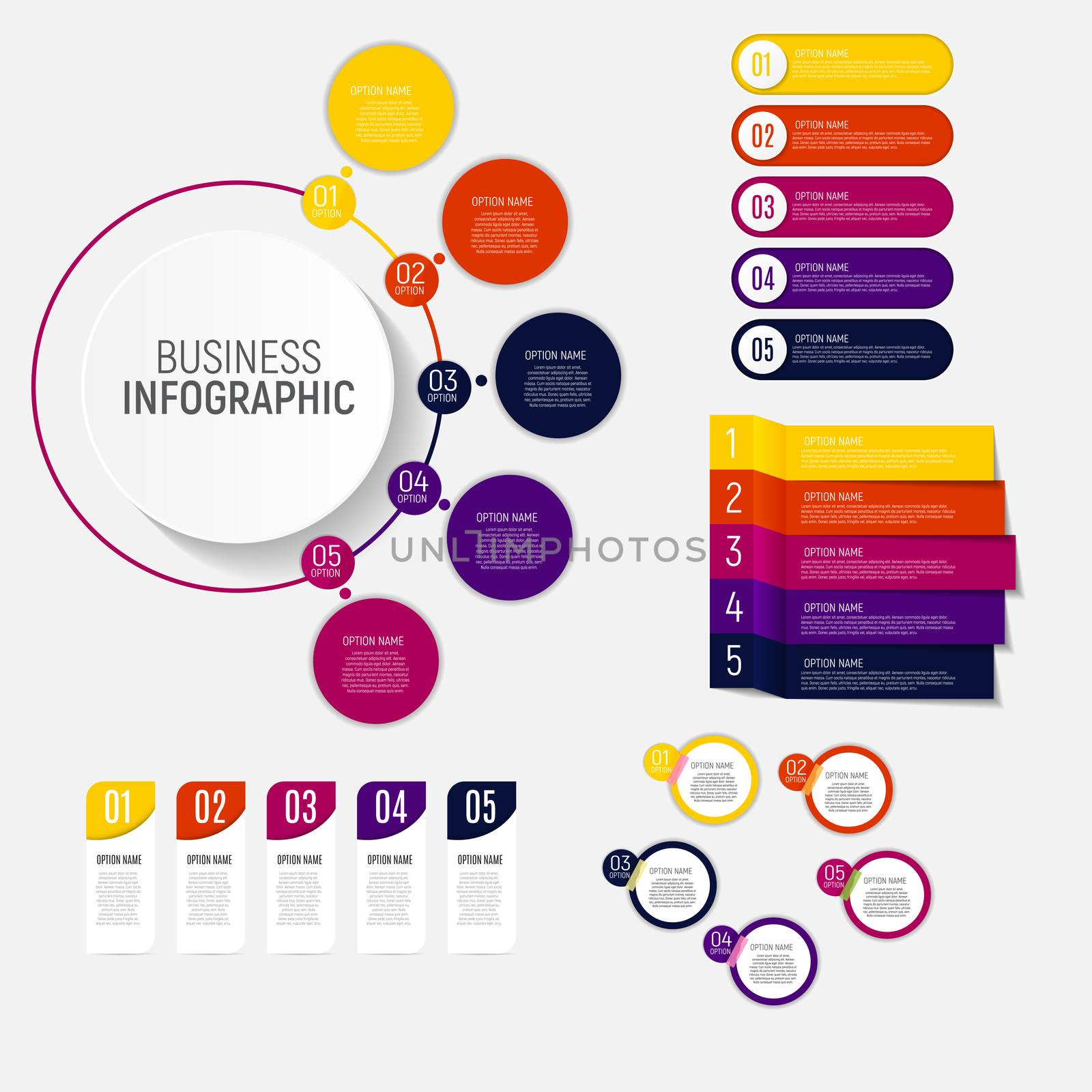 Infographic Templates for Business Vector Illustration. EPS10
