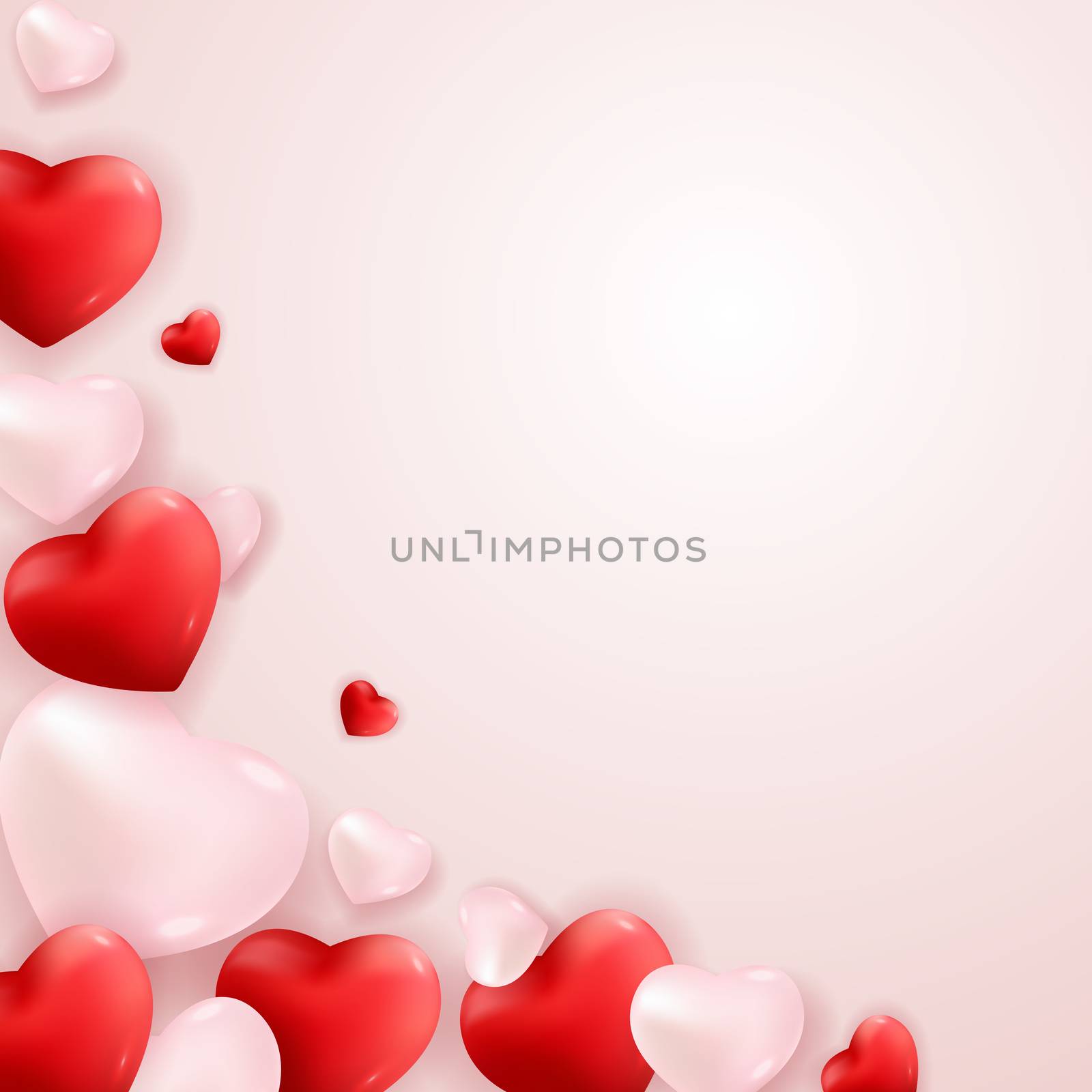 Valentine's Day Love and Feelings Background Design. Vector illustration EPS10