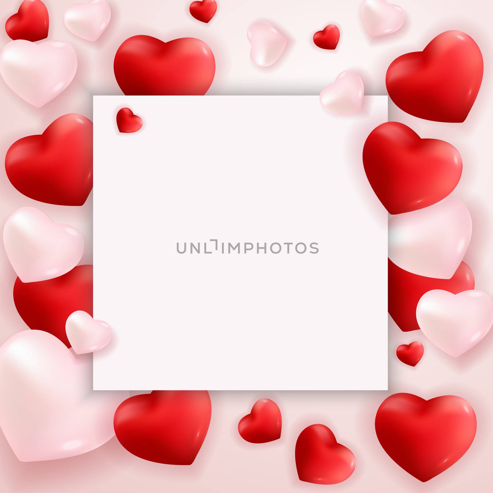 Valentine's Day Love and Feelings Background Design. Vector illustration EPS10