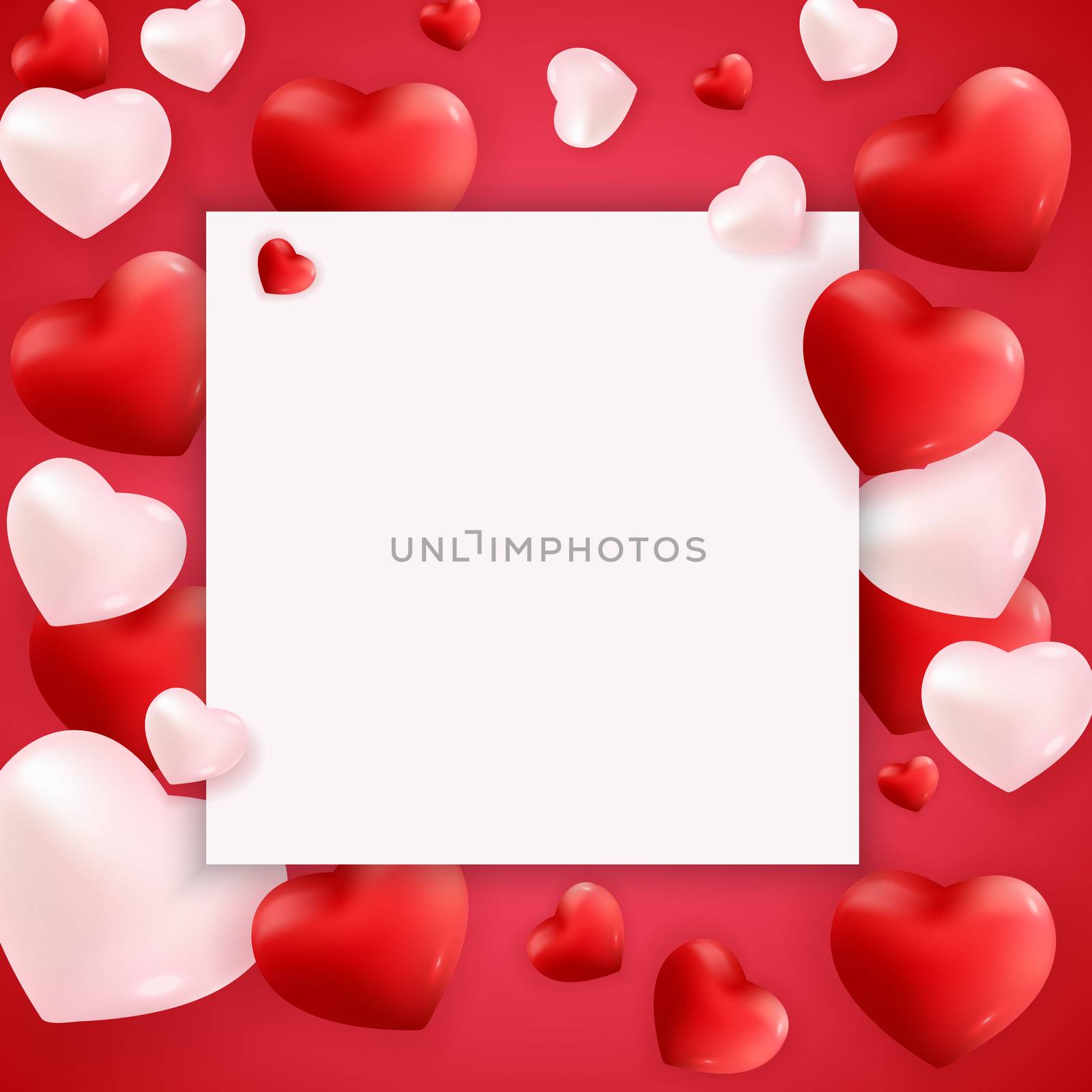 Valentine's Day Love and Feelings Background Design. Vector illustration EPS10