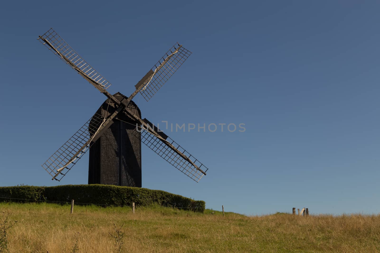 Historic Danish Windmill by oliverfoerstner