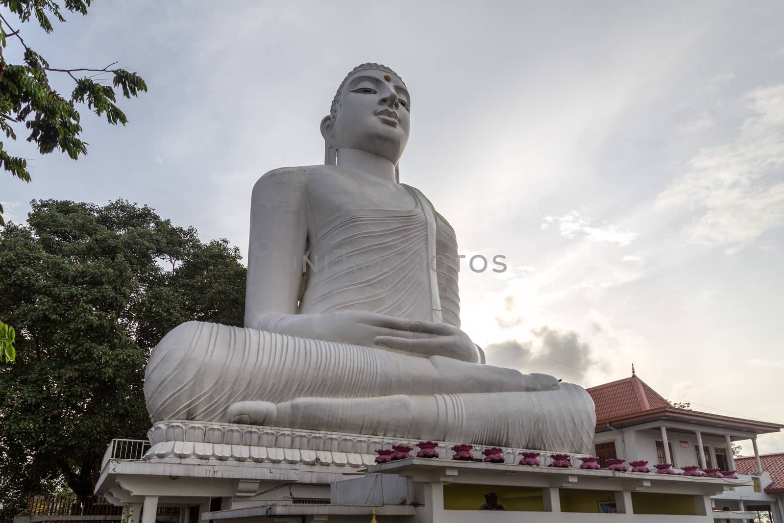 Bahirawakanda Vihara Buddha Statue in Kandy, Sri Lanka by oliverfoerstner