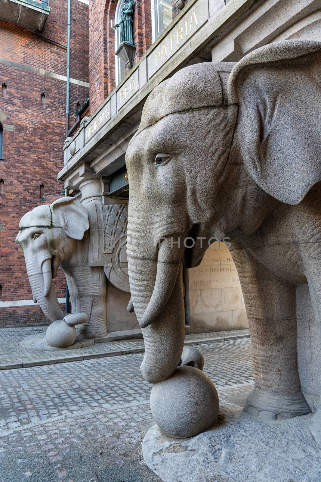 Elephant Gate at Carlsberg Brewery, Copenhagen by oliverfoerstner
