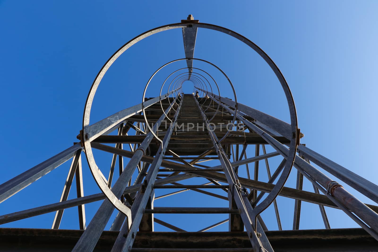 Galvanized Steel Frame Water Tower Ladder by jjvanginkel