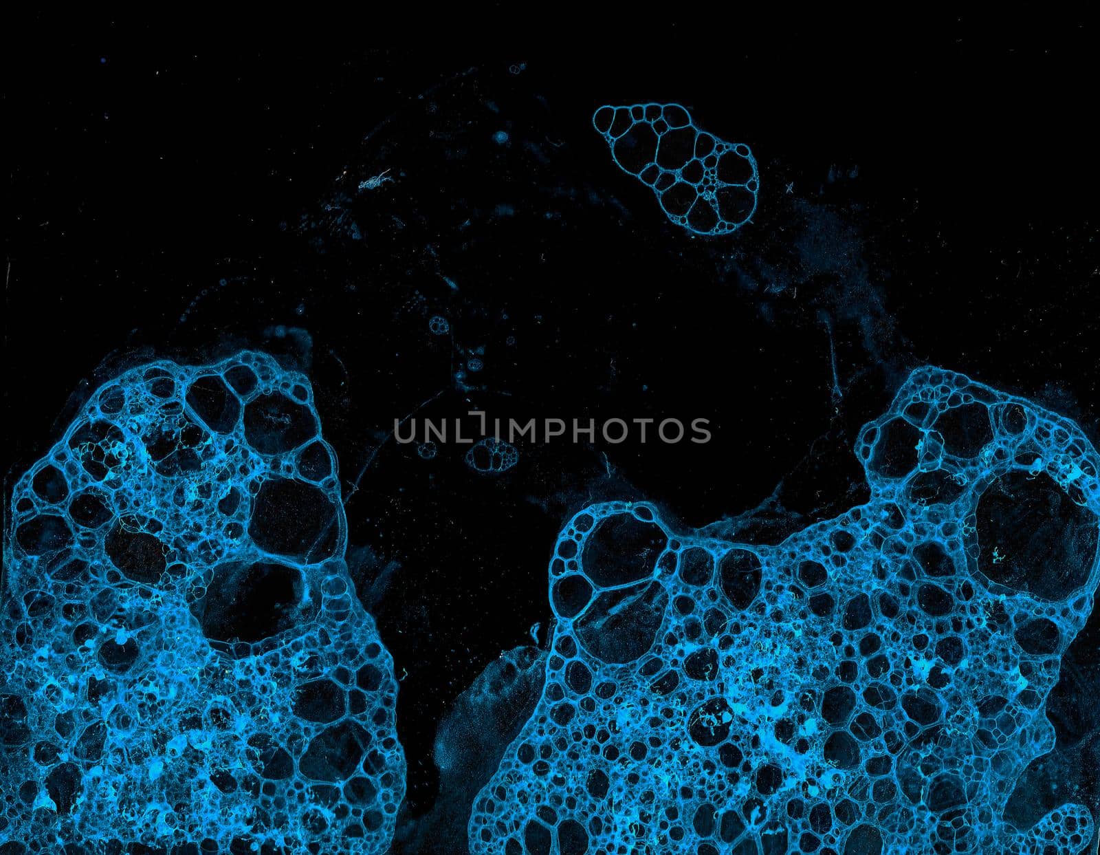 Abstract grunge cellular background against black