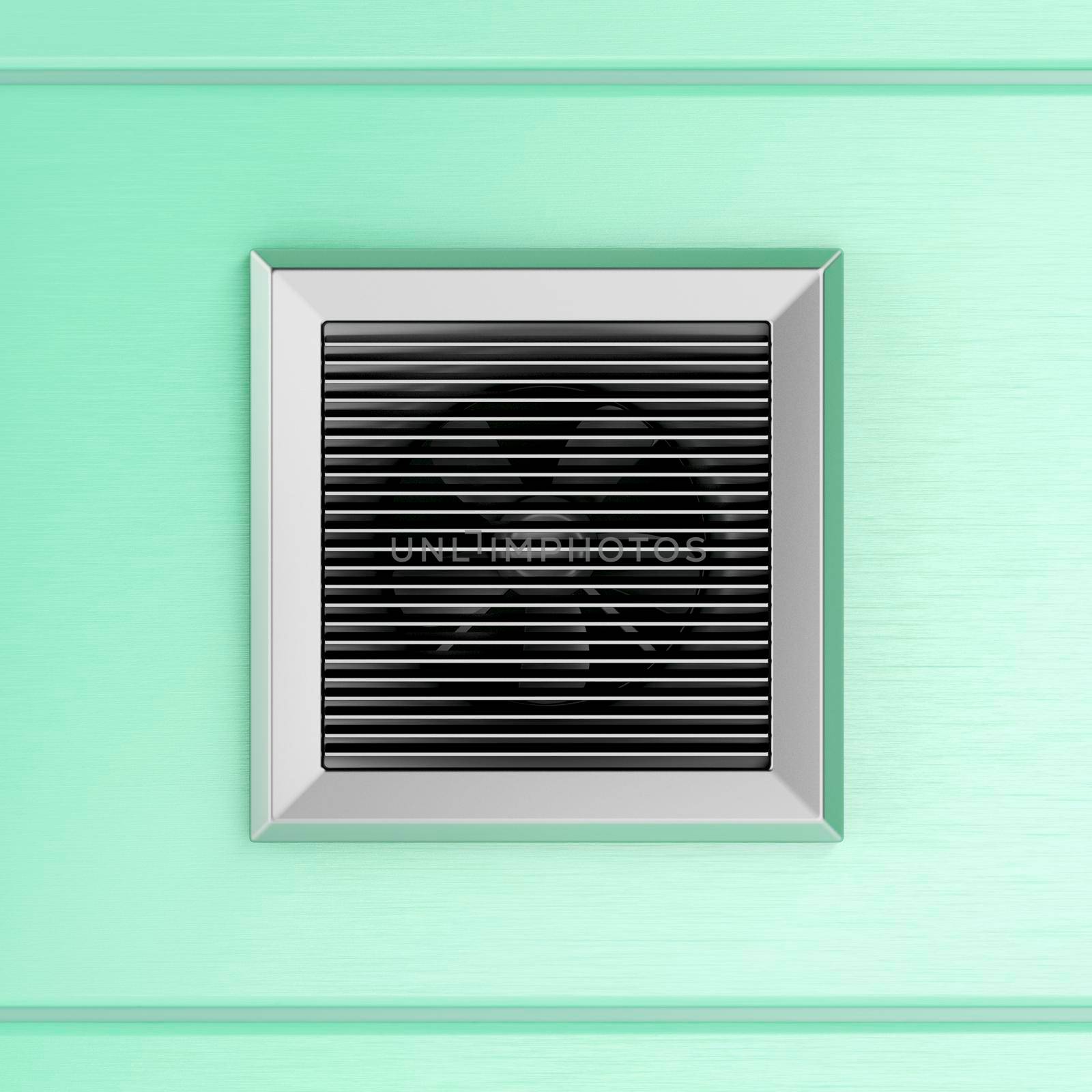 Silver exhaust fan by magraphics