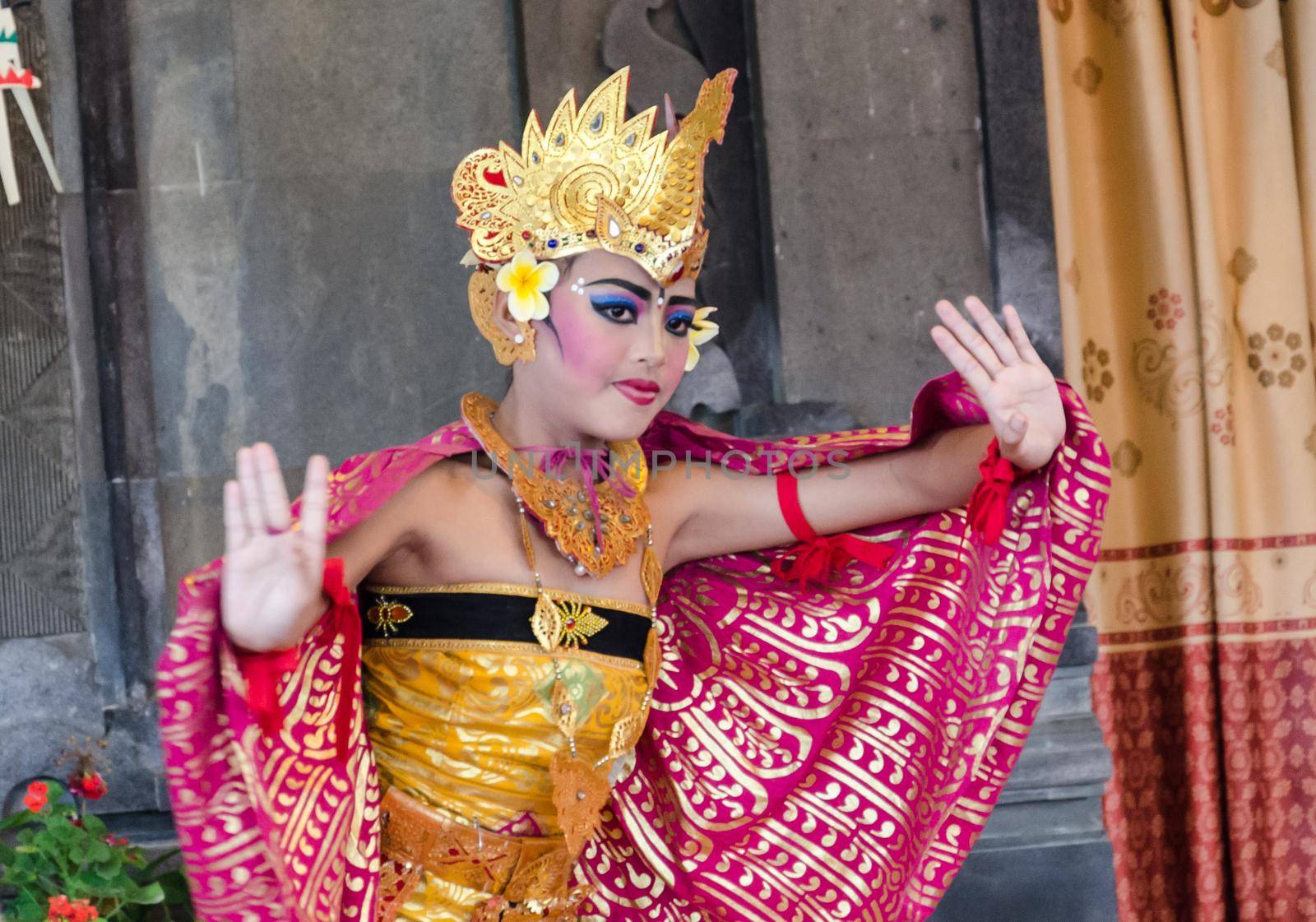 Cultural dance in Bali Indonesia