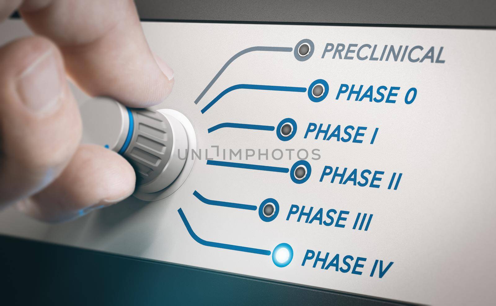 Medical Research, Phases of Vaccine Clinical Trials. by Olivier-Le-Moal