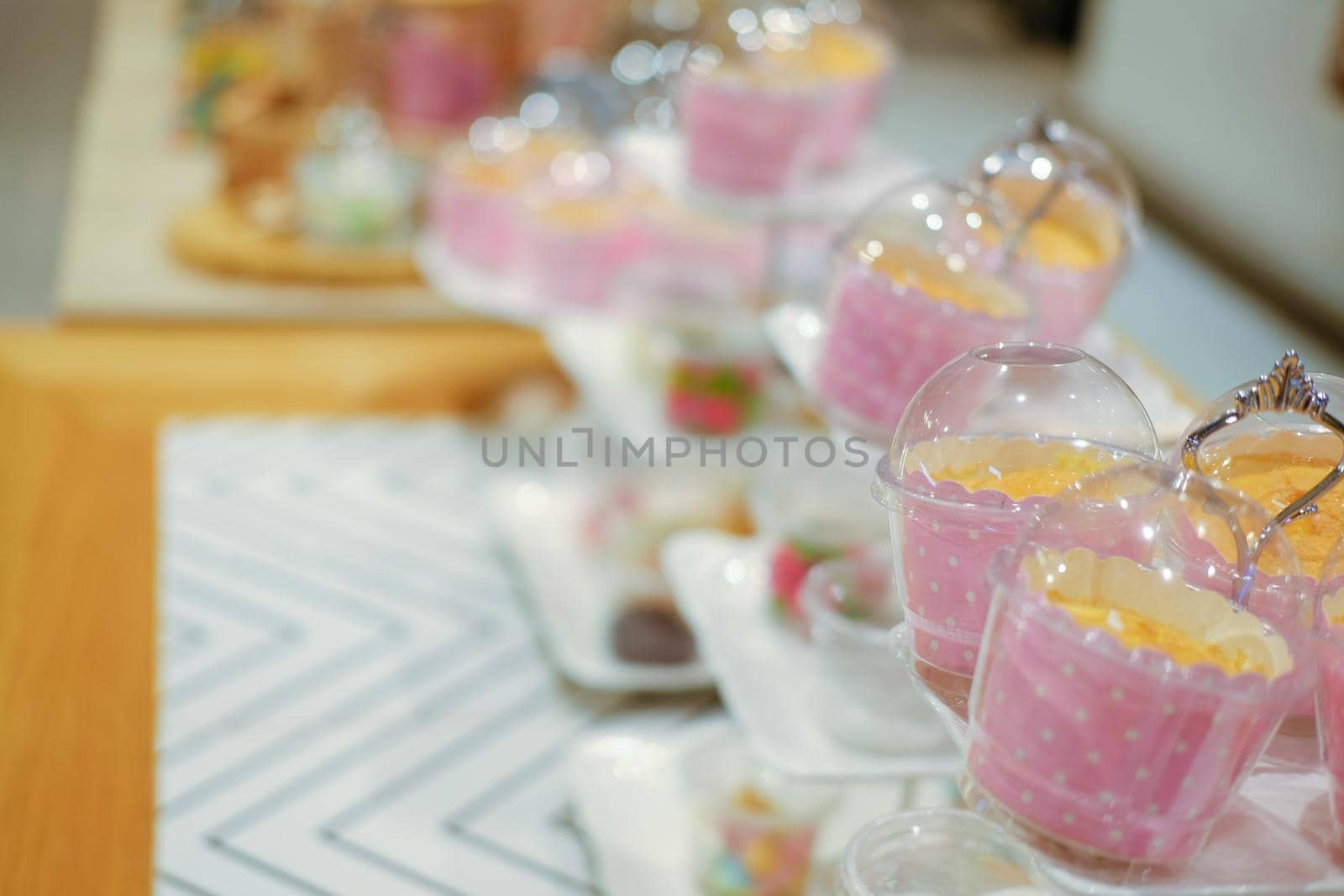cupcake dessert muffin on tray