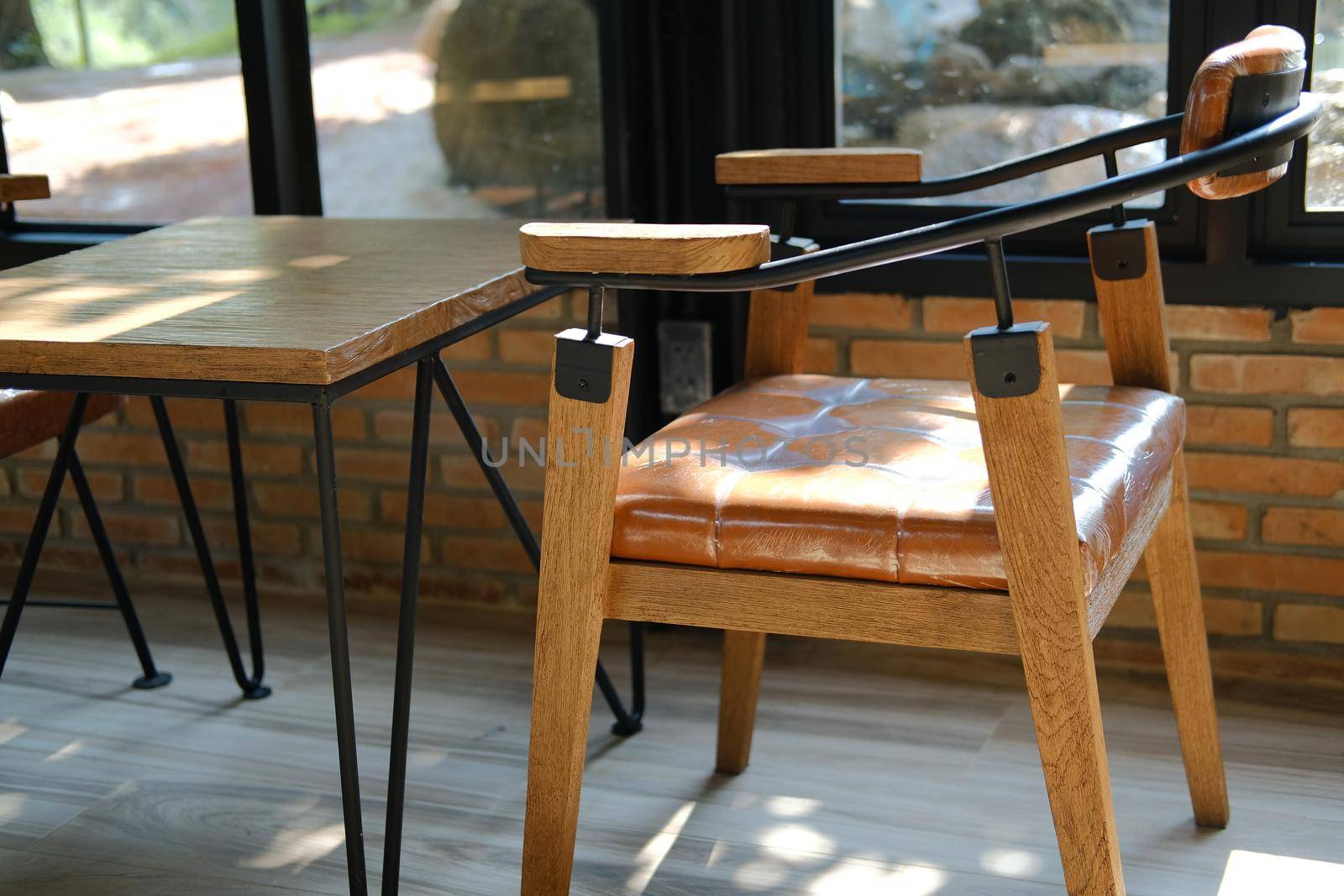 chair table for resting in living room