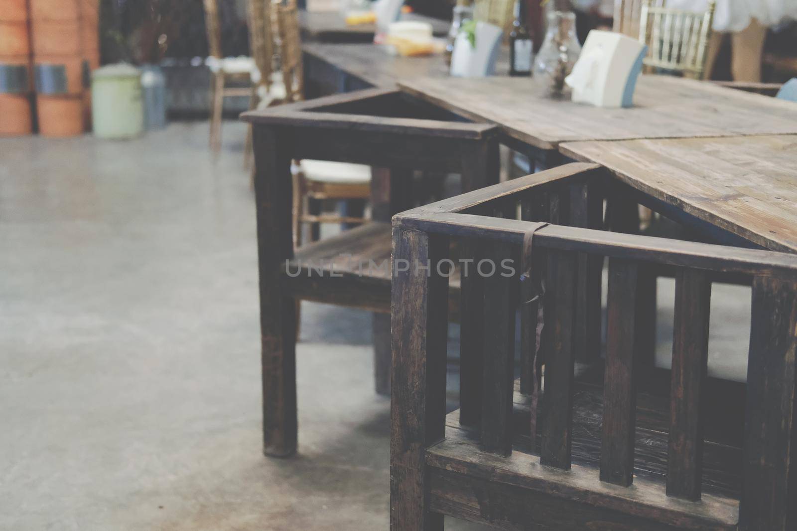 wooden chair seat in living room