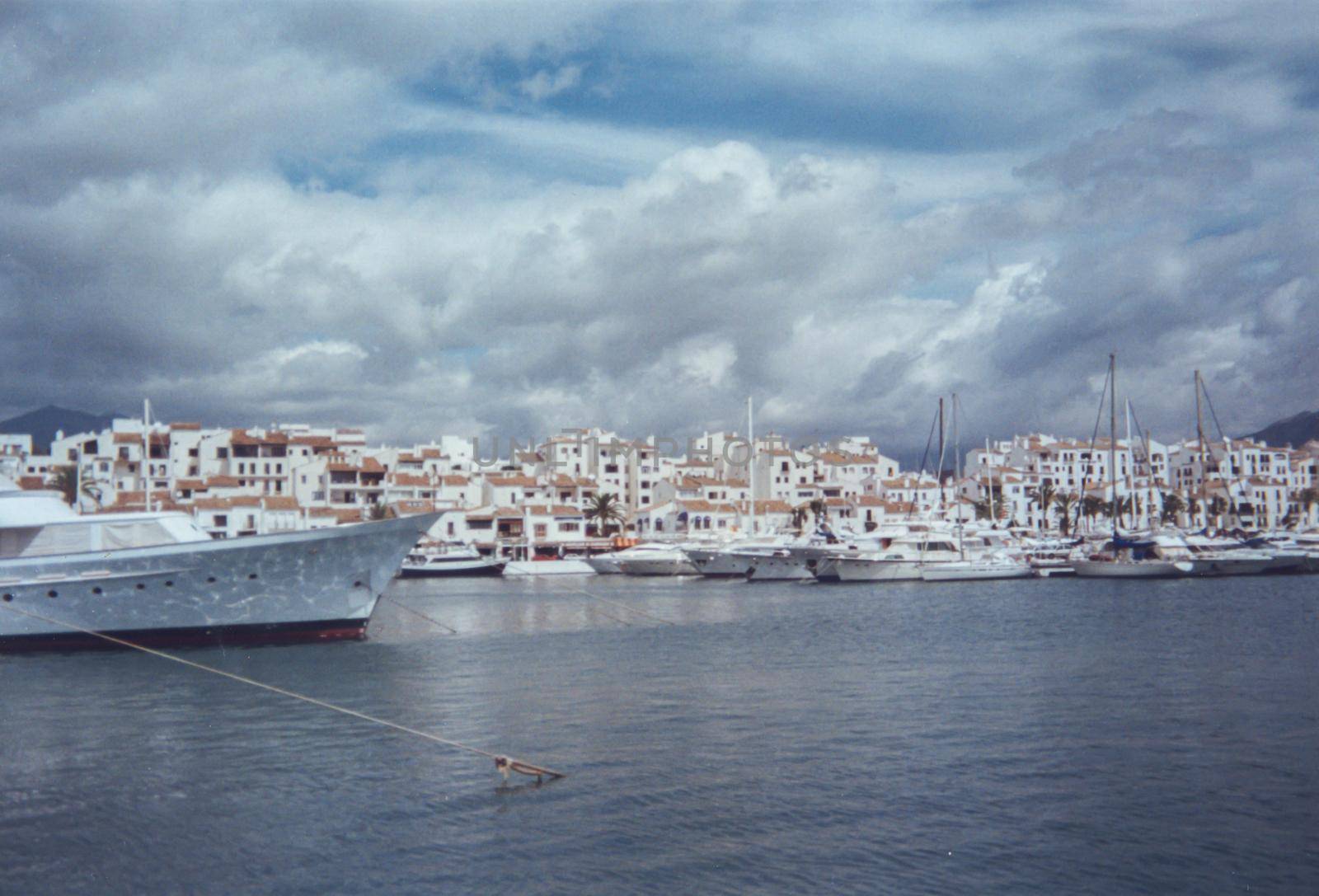 Spain 1989, Seville port view by pippocarlot