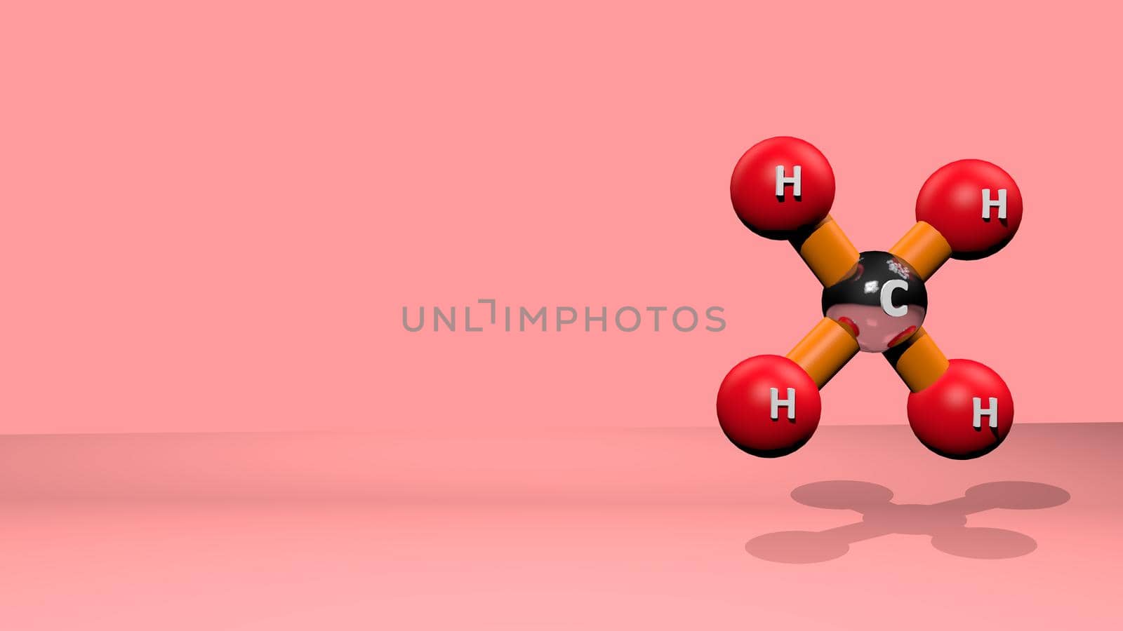 Science background with chemical formulas against colored background by Photochowk