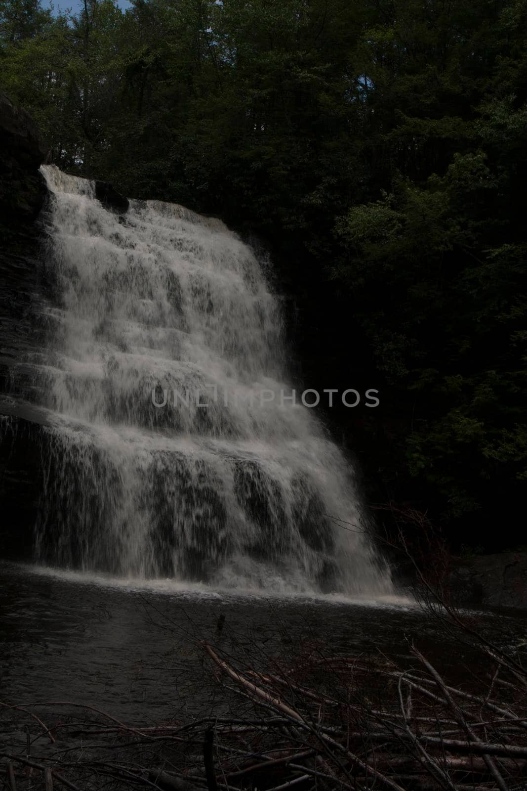 Muddy Creek Falls in Swallow Falls State Park in Maryland