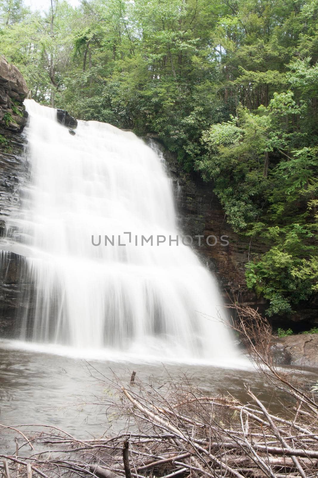 Muddy Creek Falls in Swallow Falls State Park in Maryland