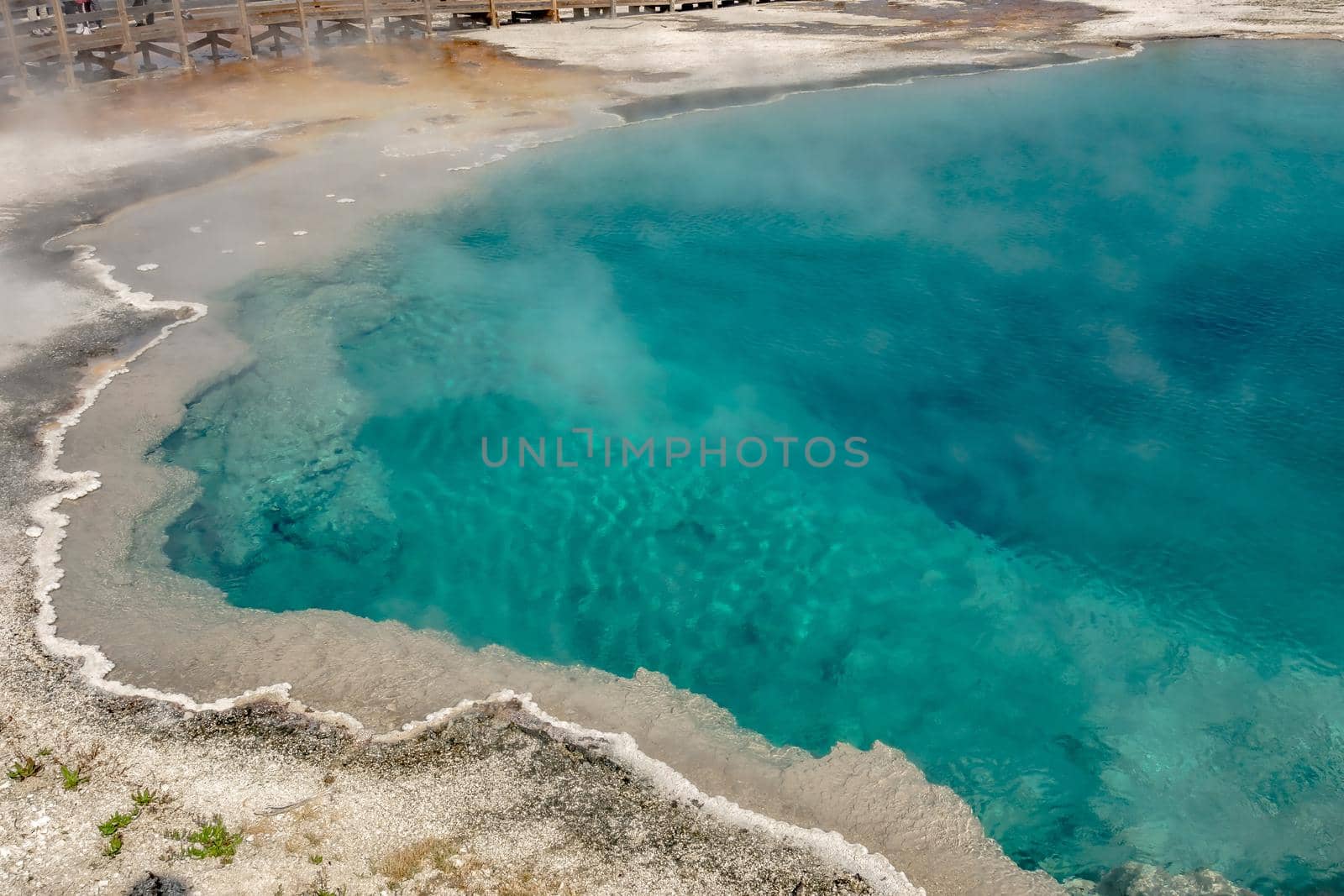 West Thumb Geyser Basin, Yellowstone National Park, Wyoming. by digidreamgrafix