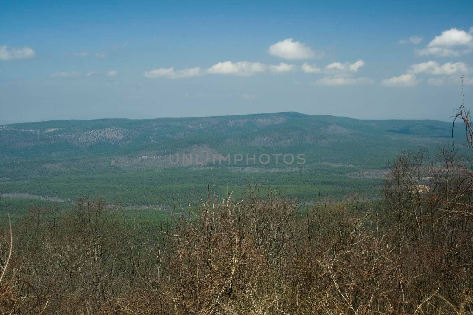 The Ouachita Mountains seen from the Talimena Scenic Drive in southeast Oklahoma