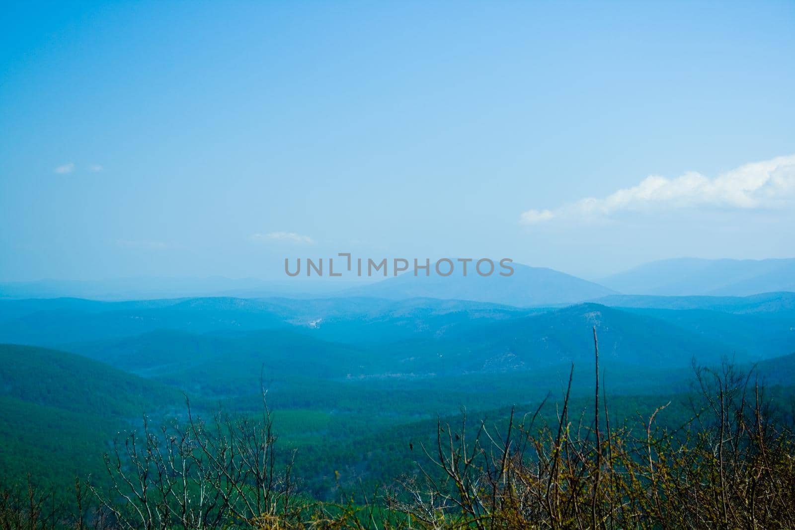 The Ouachita Mountains seen from the Talimena Scenic Drive in southeast Oklahoma