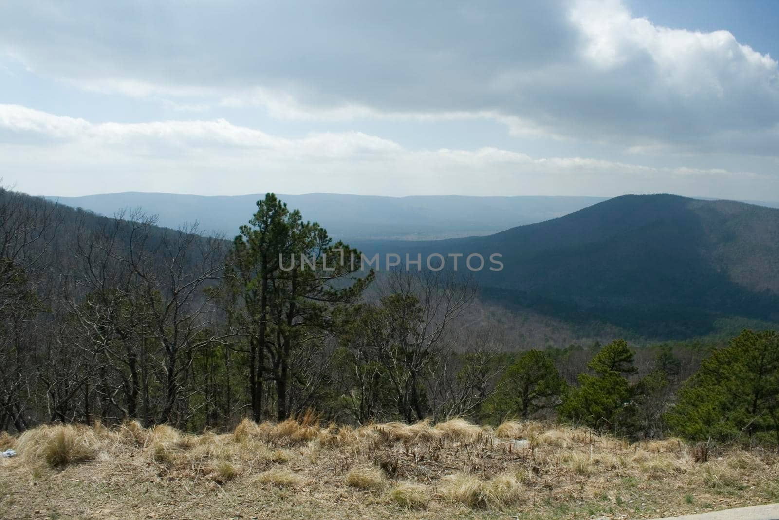 The Ouachita Mountains seen from the Talimena Scenic Drive in southeast Oklahoma
