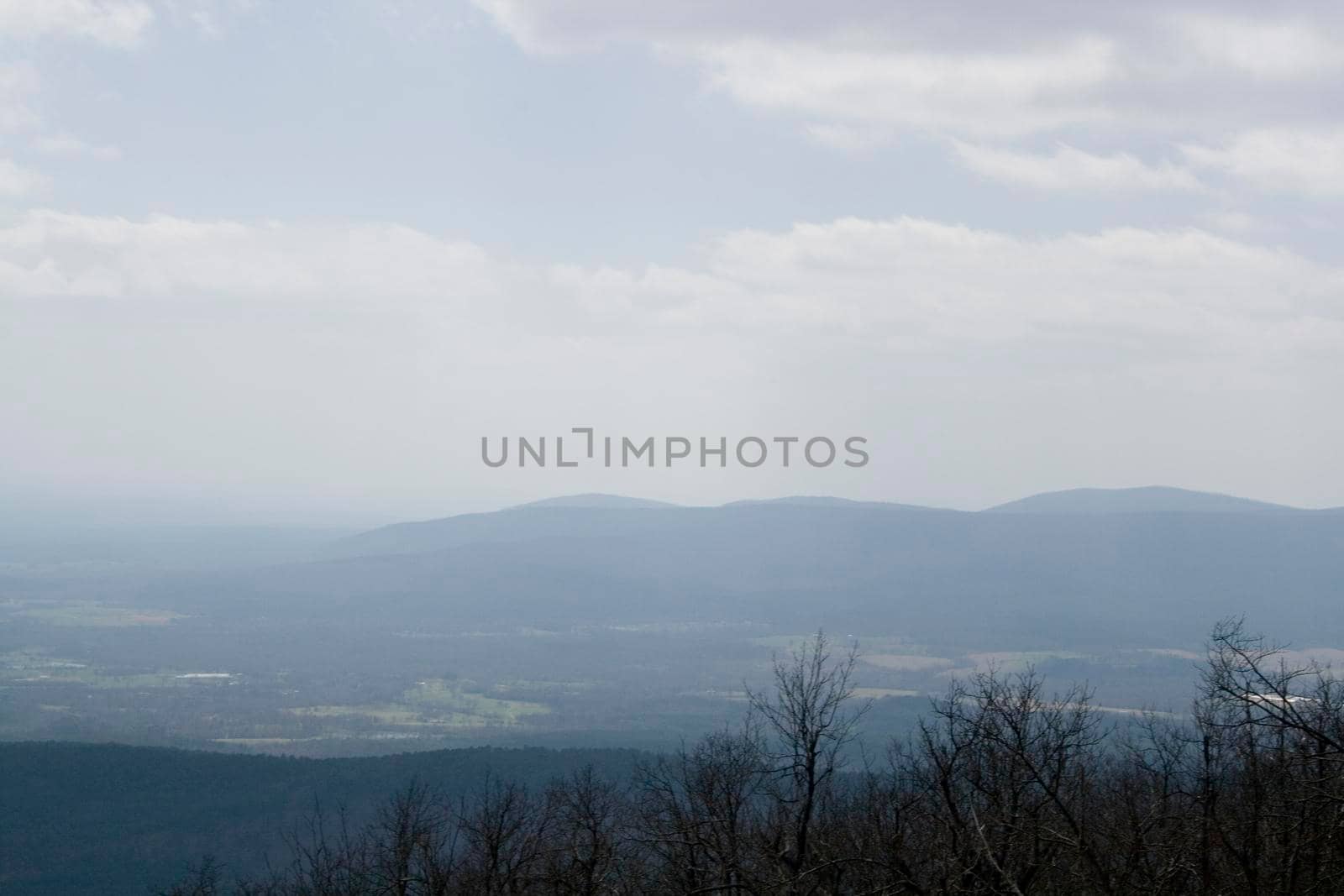 The Ouachita Mountains seen from the Talimena Scenic Drive in southeast Oklahoma