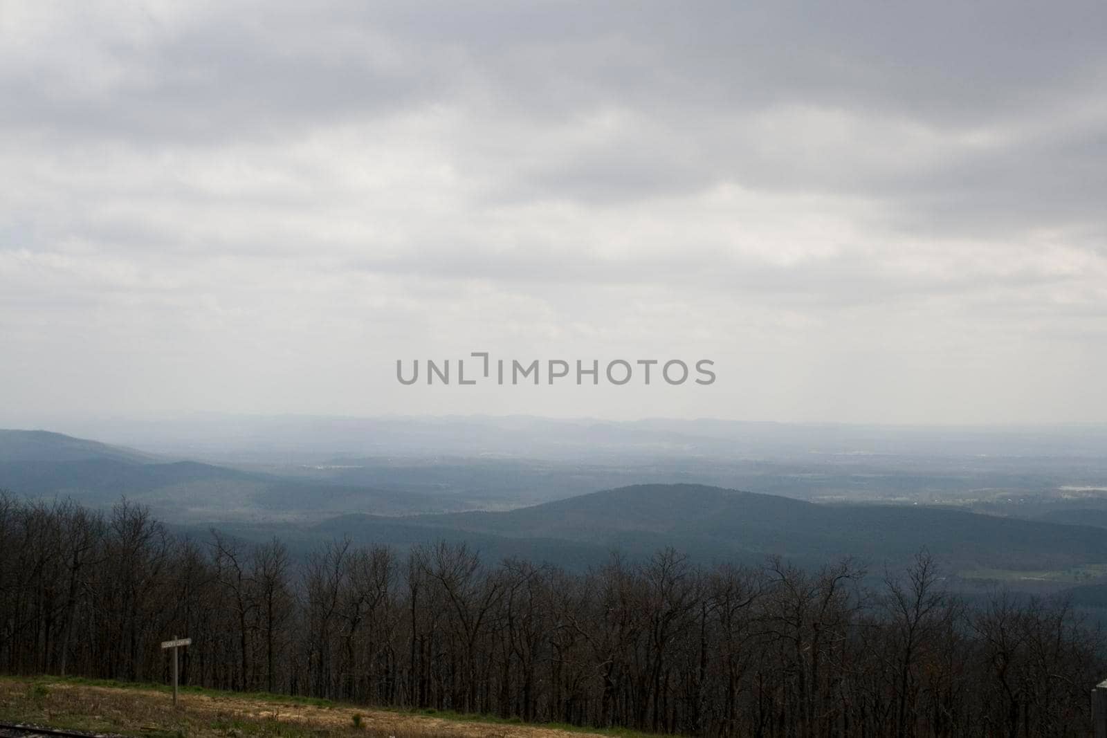 The Ouachita Mountains seen from the Talimena Scenic Drive in southeast Oklahoma