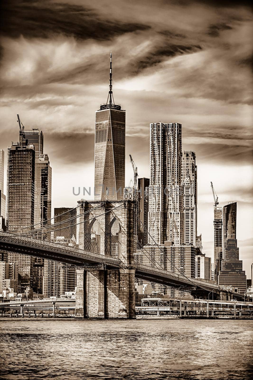 lower manhattan new york city panorama