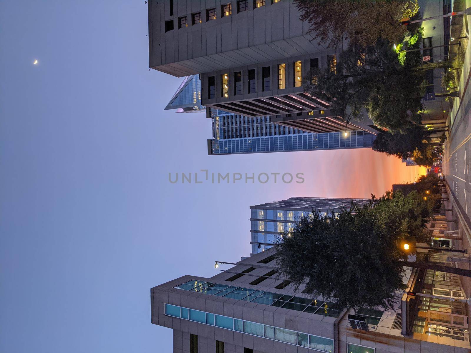 uptown charlotte north carolina usa early morning by digidreamgrafix