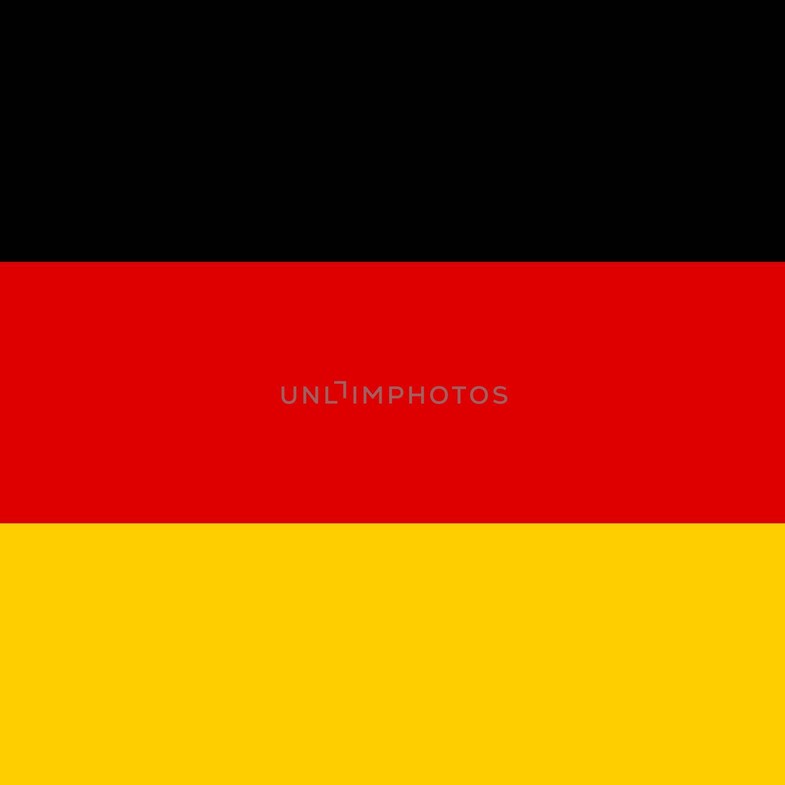 Square icon of Germany flag by germanopoli