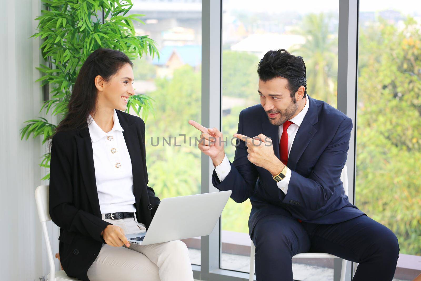 business coworkers in team meeting discussion