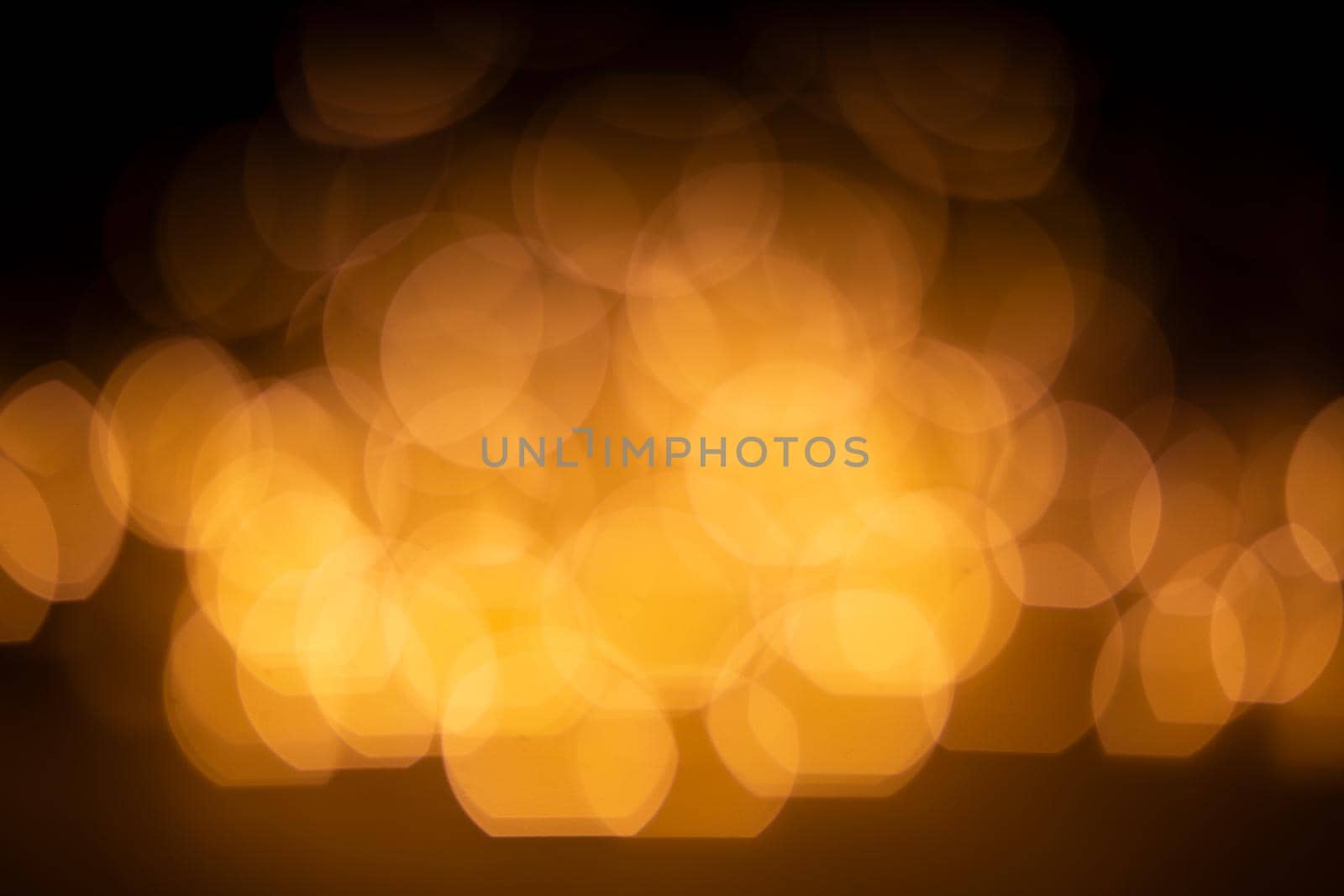 Abstract blurred Christmas light bokeh background.