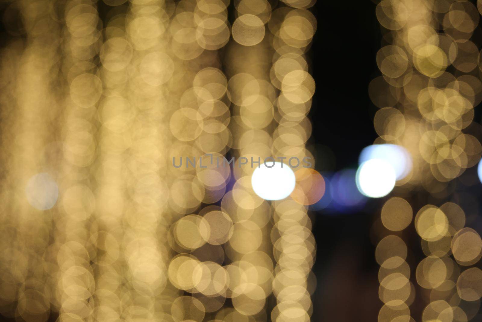 Abstract bokeh light background. by chuanchai