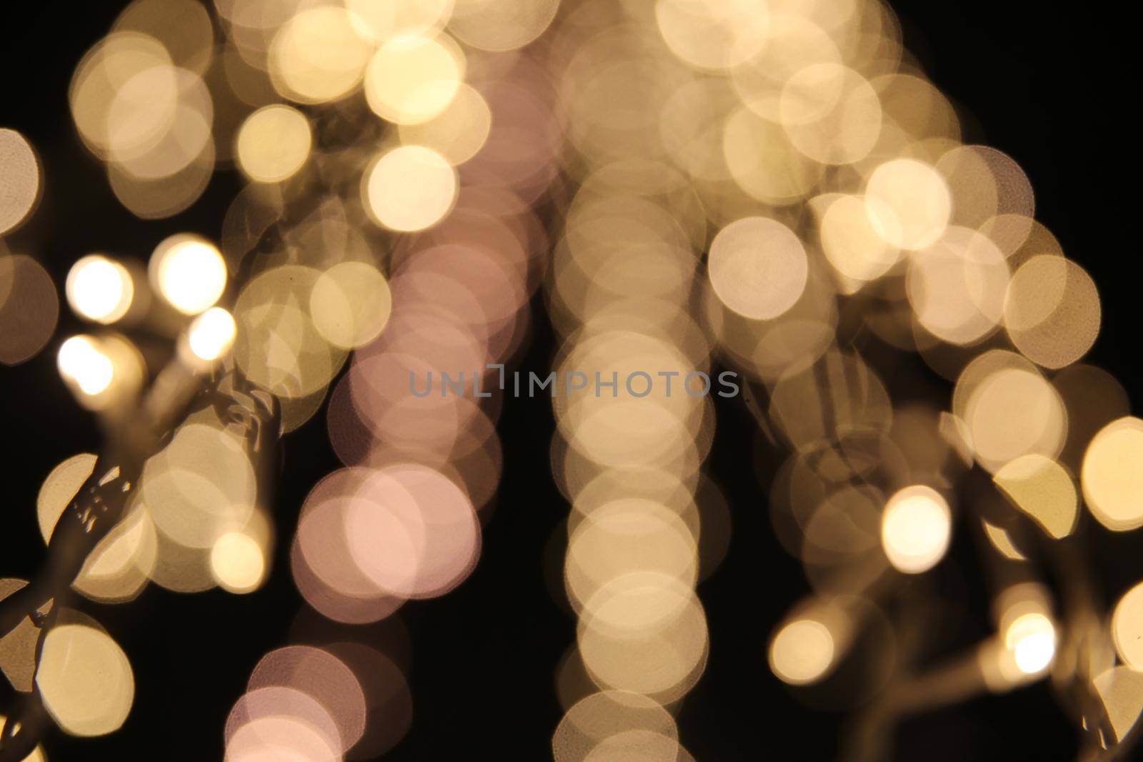 Abstract bokeh light background. by chuanchai