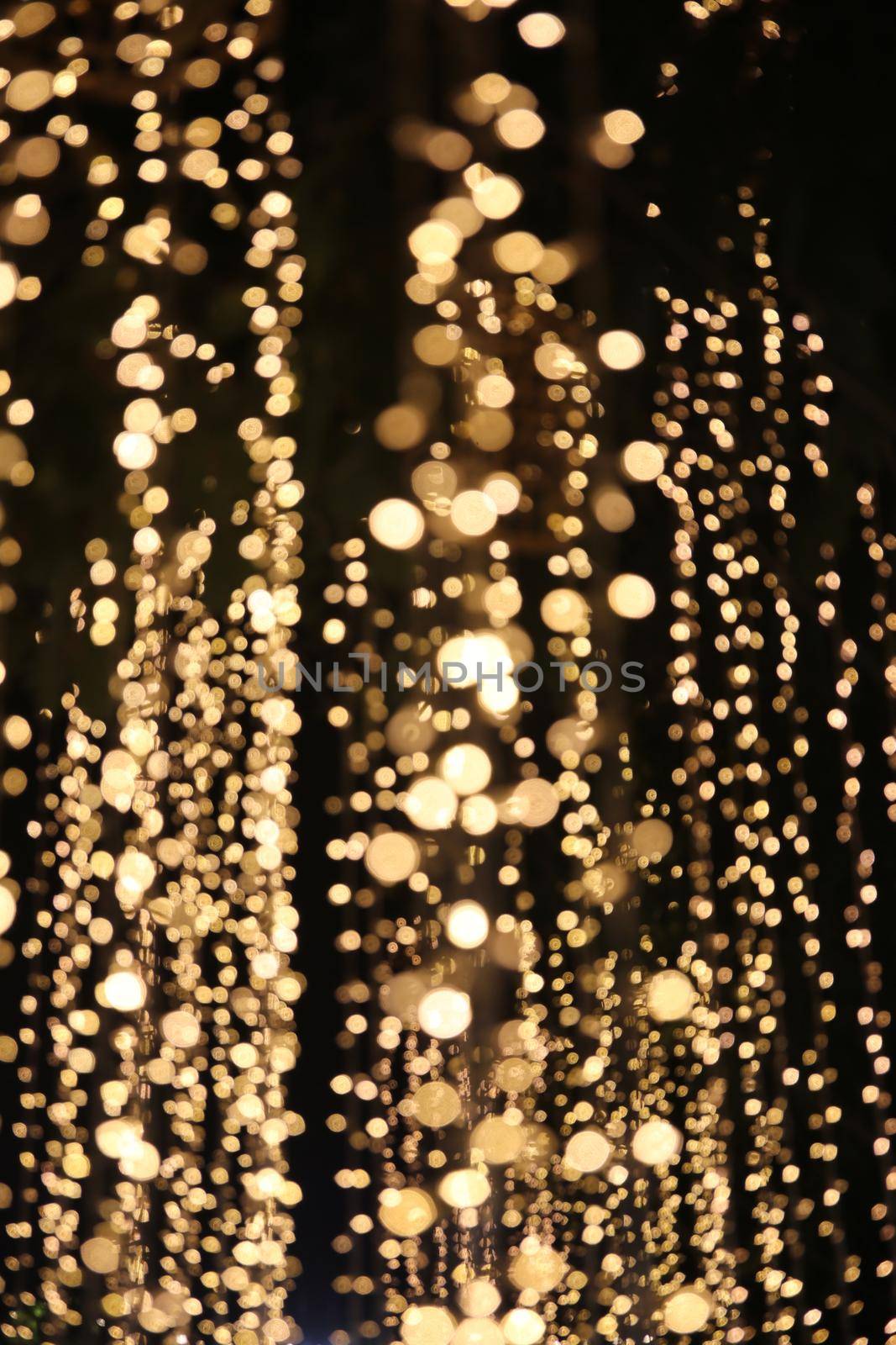 Abstract bokeh light background. by chuanchai