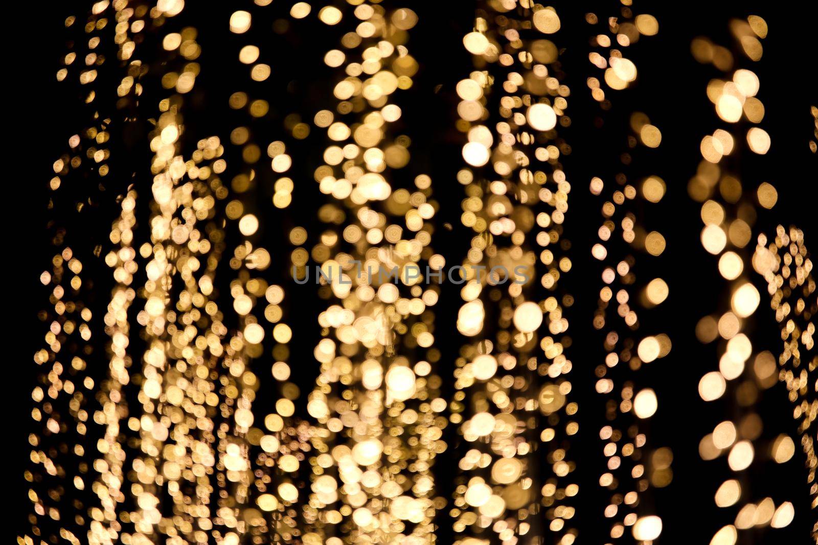 Abstract bokeh light background. by chuanchai