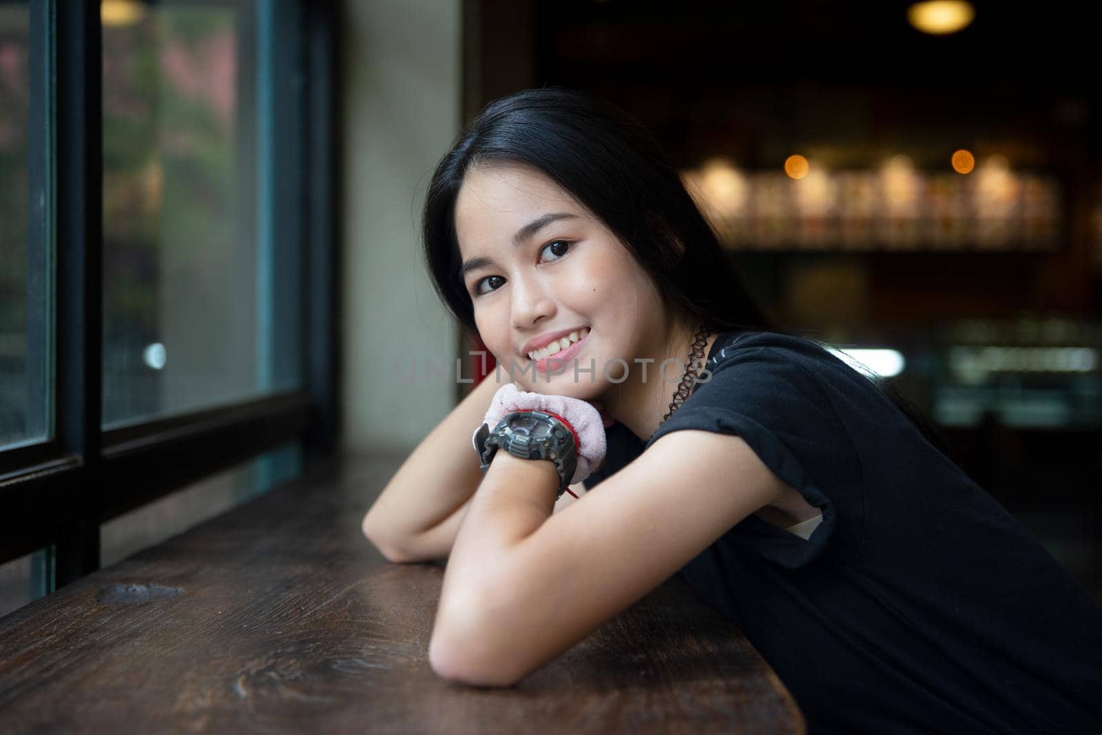 portrait of young charming beautiful girl  with smile, authentic moments of real emotion.