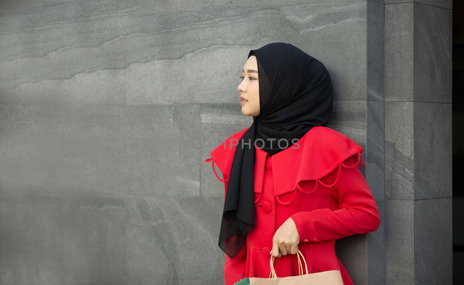 Woman with Shopping Bags