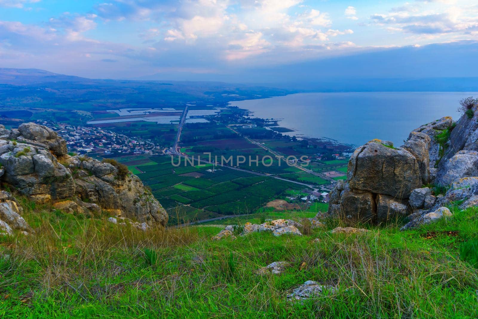 Morning view of the north of the Sea of Galilee by RnDmS